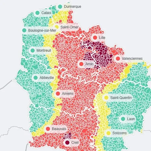 7h - La qualité de l'air reste mauvaise dans le Nord et le Pas de...