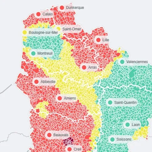 12h – La qualité de l’air est toujours mauvaise dans le Nord et le...