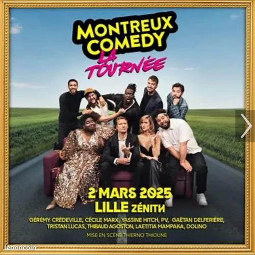 Geremy Credeville présente le montreux comedy le 2 mars au Zenith...