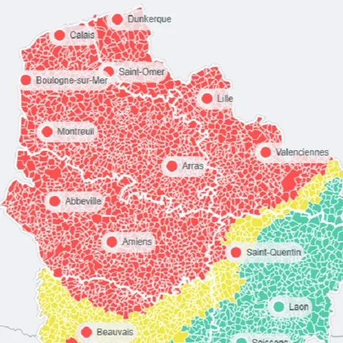 12h - Un épisode de pollution atmosphérique pour le Nord et le Pas...