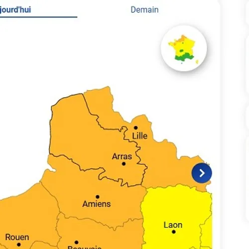 9h - Le Nord et le Pas de Calais en vigilance pour verglas et pour...
