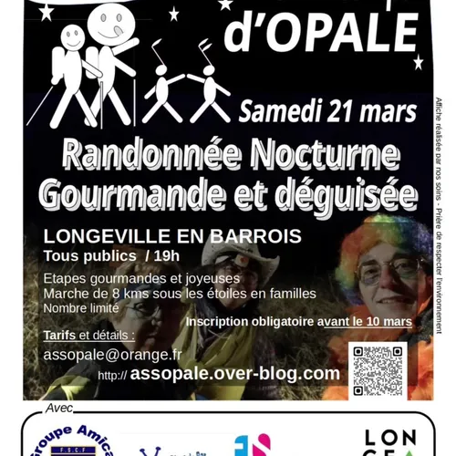 Longeville-en-Barrois : une randonnée nocturne, gourmande et déguisée 