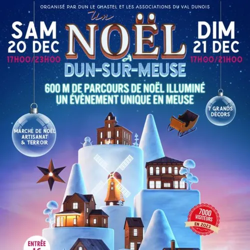 Noël : un parcours illuminé à Dun-sur-Meuse