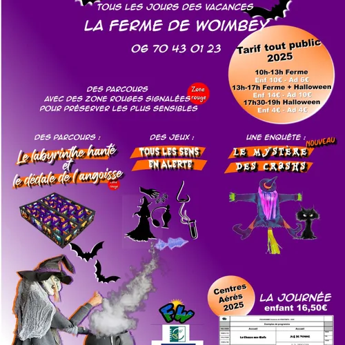 La ferme de Woinbey se transforme pour Halloween