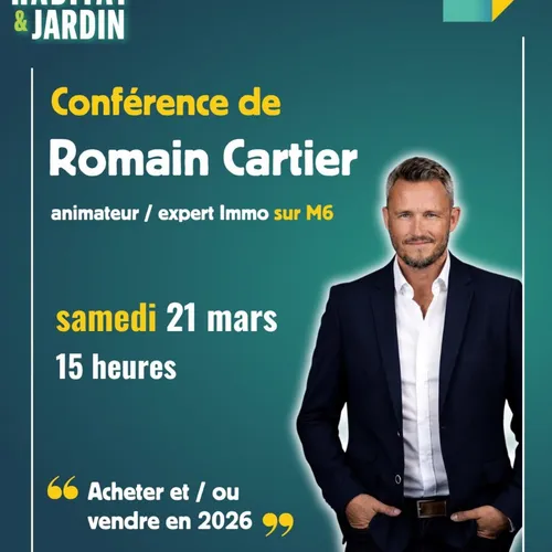 Romain Cartier, invité d’honneur du Salon Habitat et Jardin à Metz 