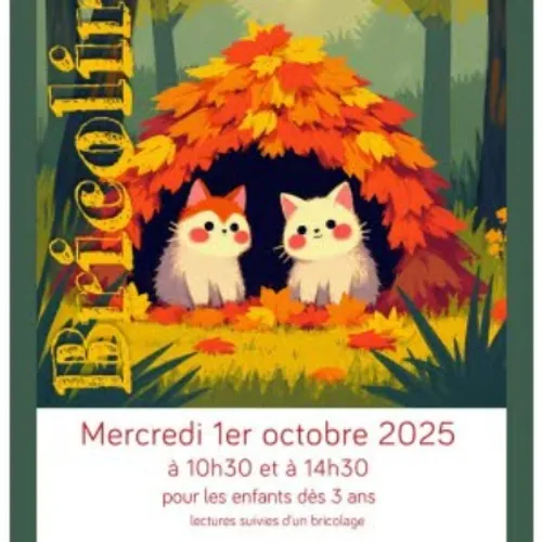 Bricolire : un rendez-vous lecture pour les plus petits