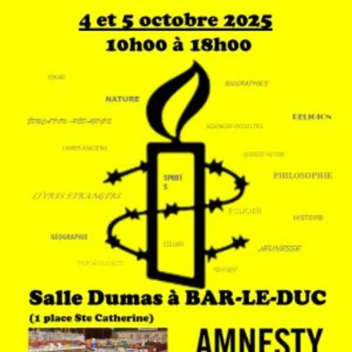 Bar-Le-Duc : Une foire aux Livres en soutien des droits humains