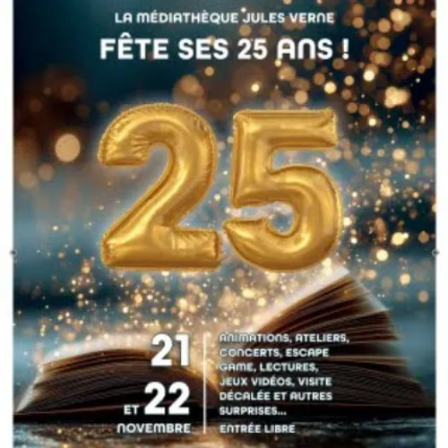 La médiathèque Jules Verne de Vandoeuvre fête ses 25 ans !