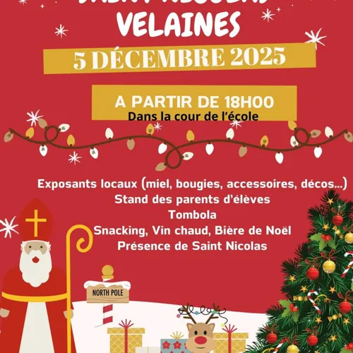 Velaines organise son marché de la Saint Nicolas