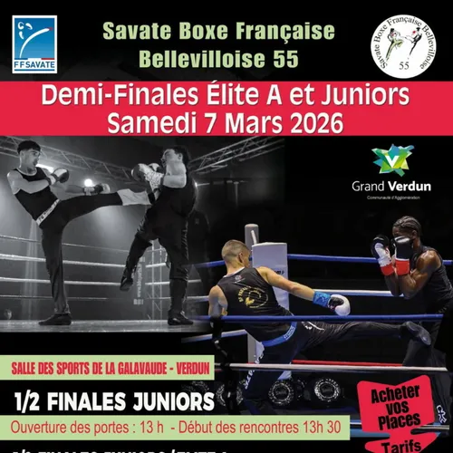 Sport : les demi-finales Elite A et Juniors de Savate arrivent à...