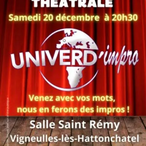 Idée de sortie : une soirée d’impro ce samedi à Vigneulles