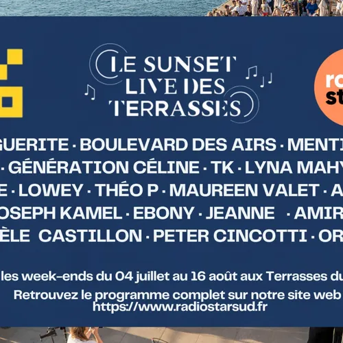 Les Sunset Live des Terrasses 2026