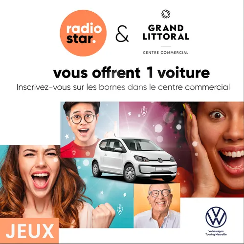 Gagnez une Volkswagen Up avec Grand Littoral et Radio Star