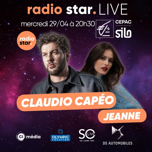 Le Radio Star Live de Claudio Capéo et Jeanne
