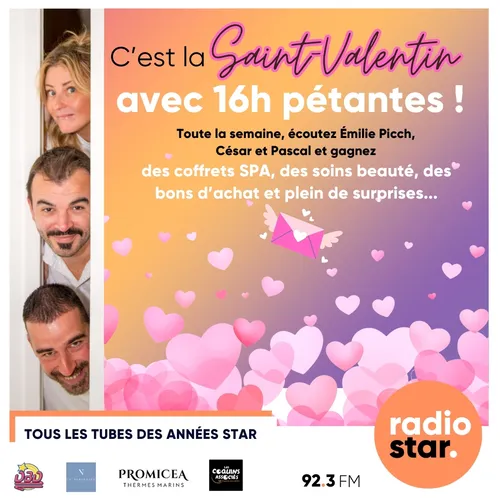 Célébrez la Saint-Valentin avec 16 Heures Pétantes