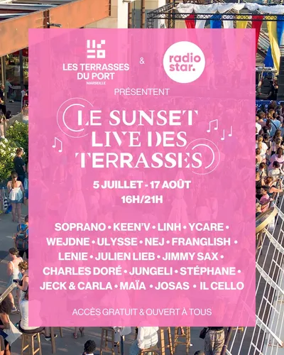 Les Sunset Live des Terasses