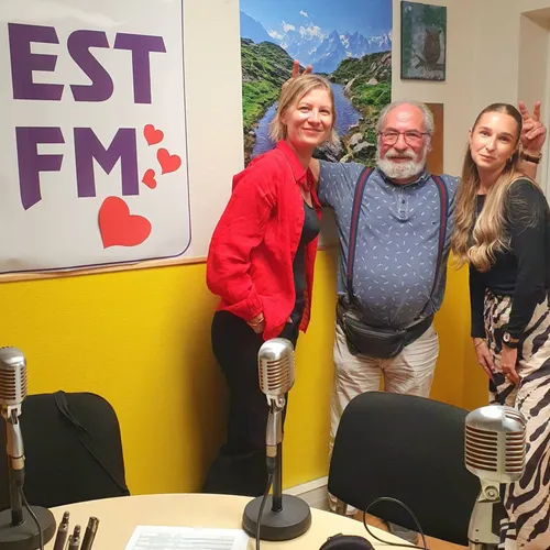 Christine Wolf, Émeline Jung et Raymond Levy, sur EST-FM,  pour...