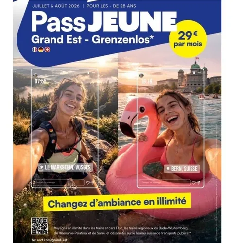 Pass Grenzenlos : voyager sans frontières pour 29 euros cet été
