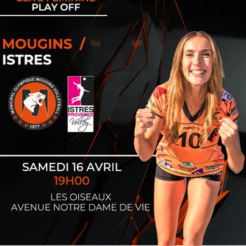 SPORTS : Rencontre MOM Volley Ball Mougins-Istres Provence Volleyball 
