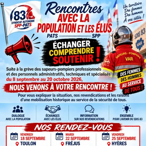 Les pompiers du Var vont à la rencontre des habitants