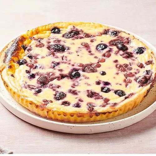 Tarte au fromage blanc et aux fruits rouges