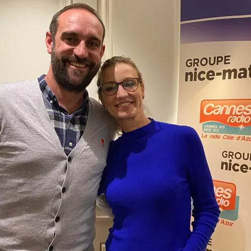 LES INVITES CANNES RADIO : ALEXANDRA LAMY ET EDOUARD BERGEON 