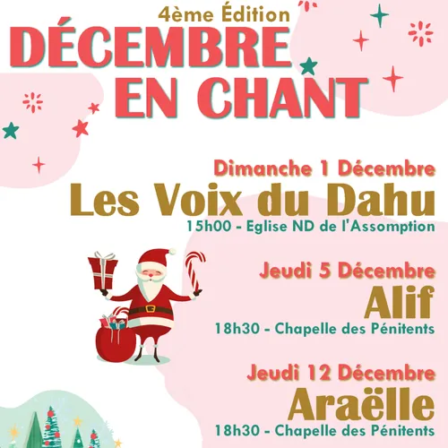 PARTENARIAT CANNES RADIO : DECEMBRE EN CHANT A PUGET THENIERS