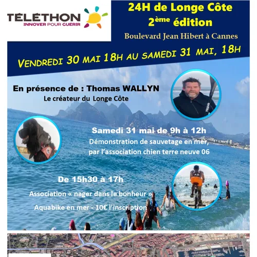 PARTENARIAT CANNES RADIO : LA 2ème EDITION DU 24H LONGE COTE
