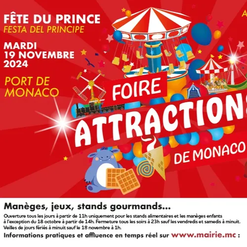 PARTENARIAT CANNES RADIO : LA FOIRE ATTRACTIONS DE MONACO