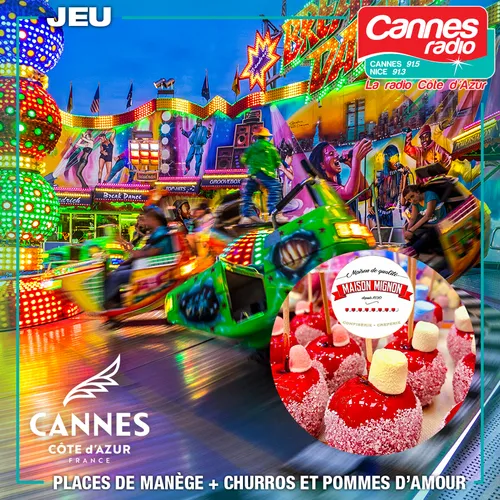 FÊTE FORAINE DE CANNES : GAGNEZ DES TOURS DE MANEGES + 1 PAQUET DE...