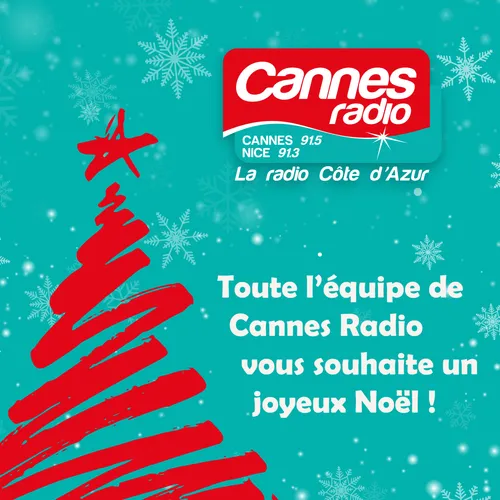 L'EQUIPE DE CANNES RADIO VOUS SOUHAITE UN JOYEUX NOËL