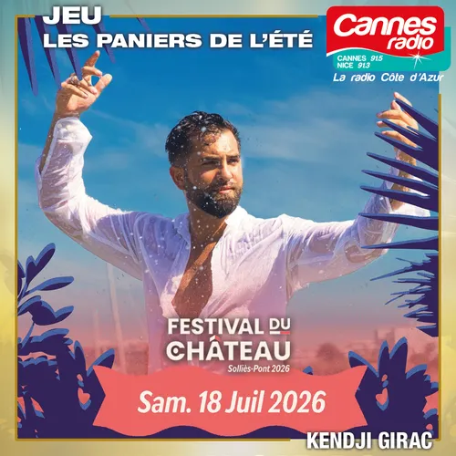 GAGNEZ DES PLACES POUR LE CONCERT DE KENDJI GIRAC AU FESTIVAL DU...