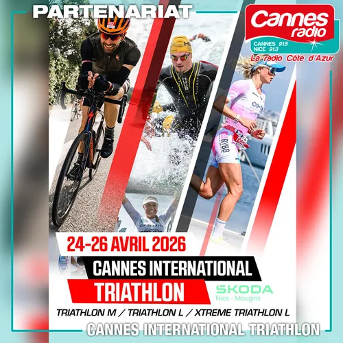 PARTENARIAT CANNES RADIO : LE CANNES INTERNATIONAL TRIATHLON