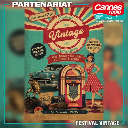 PARTENARIAT CANNES RADIO : LE SALON VINTAGE DE FREJUS