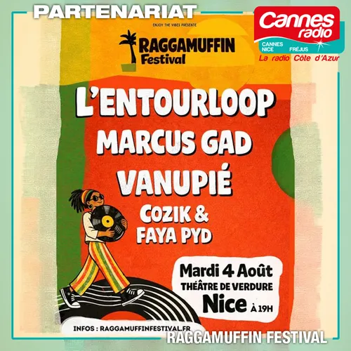 PARTENARIAT CANNES RADIO : LE RAGGAMUFFIN FESTIVAL 