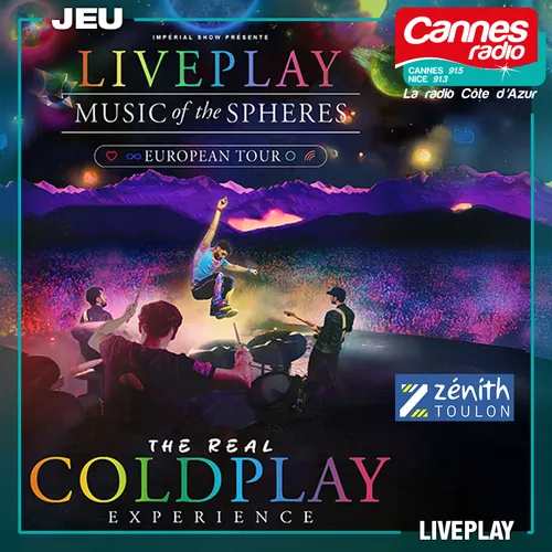 GAGNEZ DES PLACES POUR "THE REAL COLDPLAY EXPERIENCE" AU ZENITH DE...