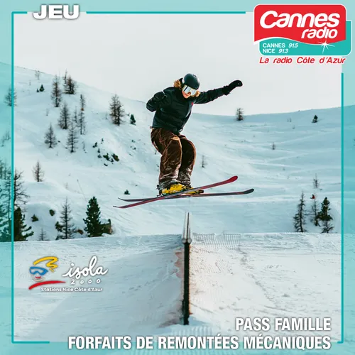 GAGNEZ DES FORFAITS POUR 4 PERSONNES / 2 JOURS A ISOLA 2000