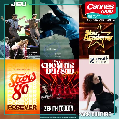 GAGNEZ LE PASS CULTURE DE CANNES RADIO