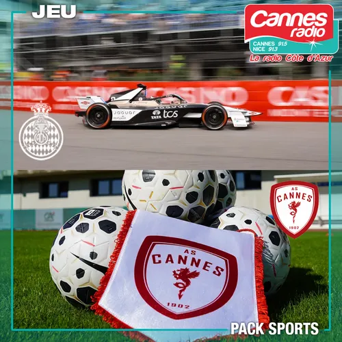 GAGNEZ LE "PACK SPORTS" DE CANNES RADIO