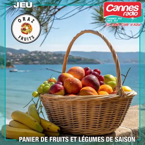 GAGNEZ UN PANIER DE FRUITS & LEGUMES FRAIS AVEC ORAZ FRUITS