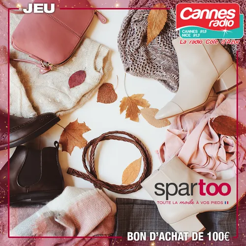 GAGNEZ UN BON D'ACHAT DE 100€ SUR SPARTOO.COM