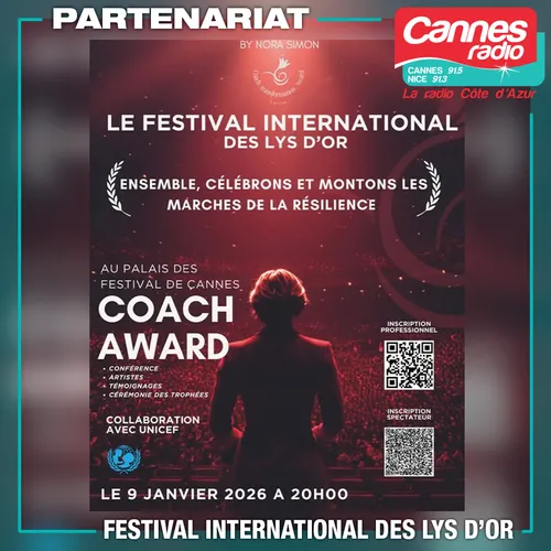 PARTENARIAT CANNES RADIO : LA 1ère EDITION DU FESTIVALINTERNATIONAL...