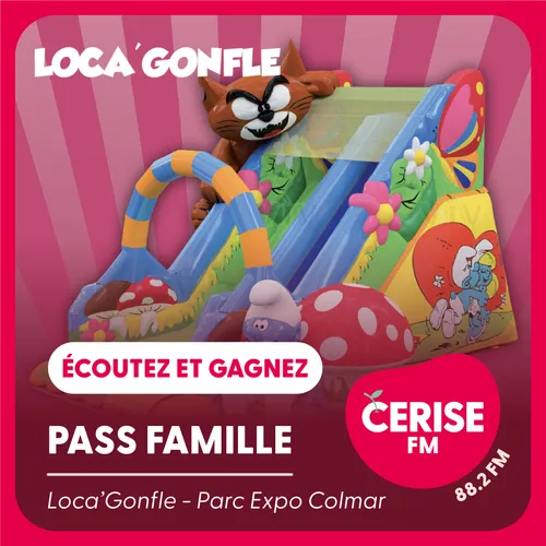 Gagnez vos pass famille pour Loca'Gonfle à Colmar !