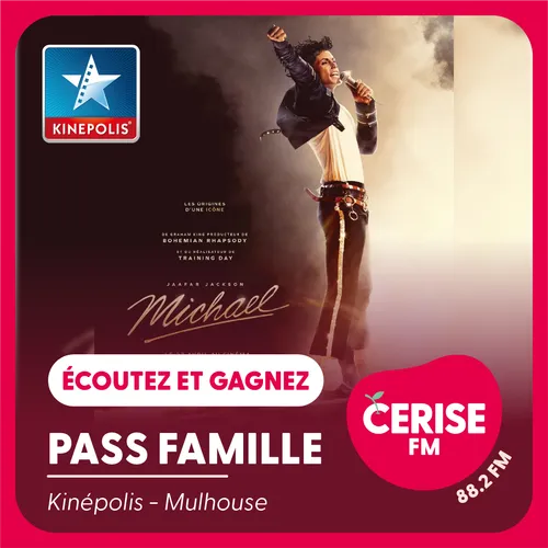 Écoutez Cerise FM et gagnez un pass famille pour découvrir le...