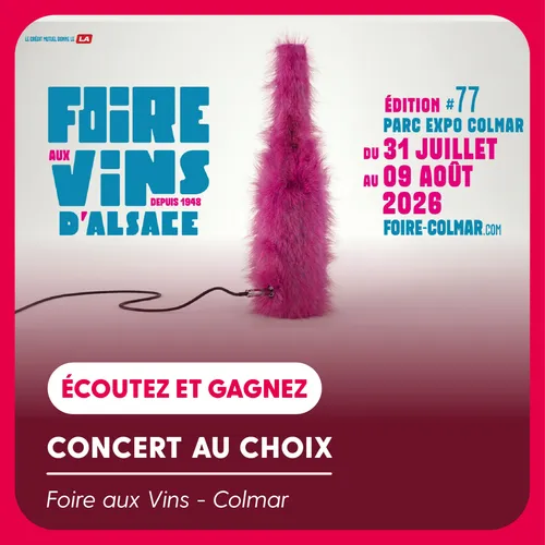 Écoutez Cerise FM et gagnez le concert de votre choix à la Foire...