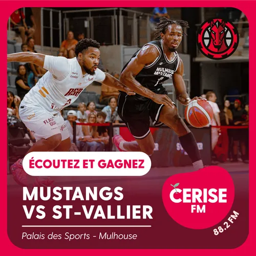 Écoutez Cerise FM et gagnez vos places pour le match Mustangs vs...