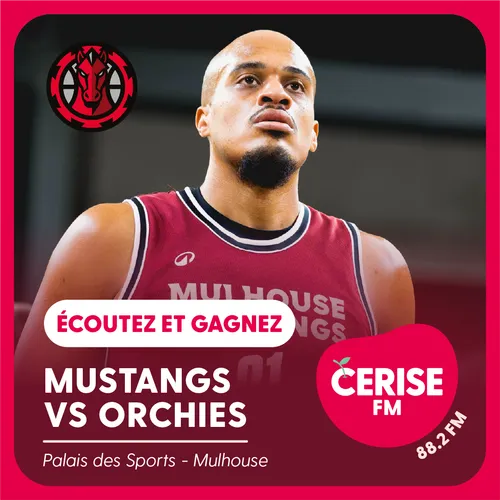 Écoutez Cerise FM et gagnez vos places pour le match Mustangs vs...