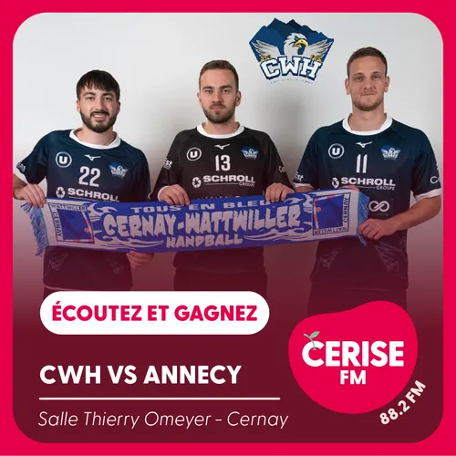 Gagnez vos places pour le CWH vs Annecy !