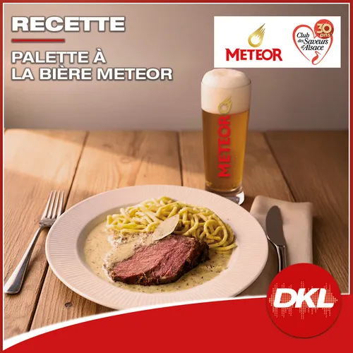 Palette à la bière Meteor