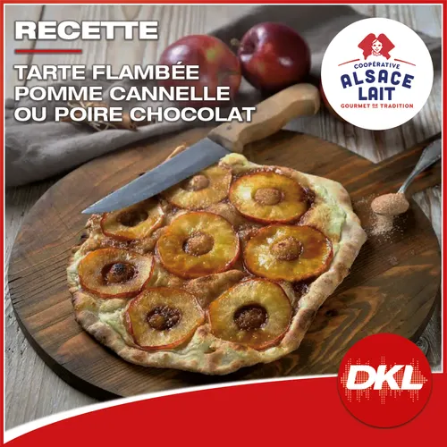 Tarte Flambée Pommes Cannelle